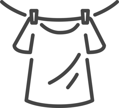 Laundry line icon