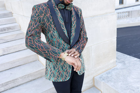 Green Mardi Gras Tuxedo For Men