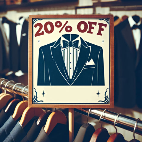 Get 20% Off Your Next Tuxedo