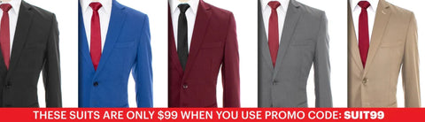 99$ 2-Piece Homecoming Suits