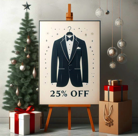 Save 25% On All Tuxedos!