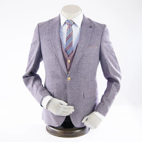 Men's Lavender 3-Piece Suit For Easter