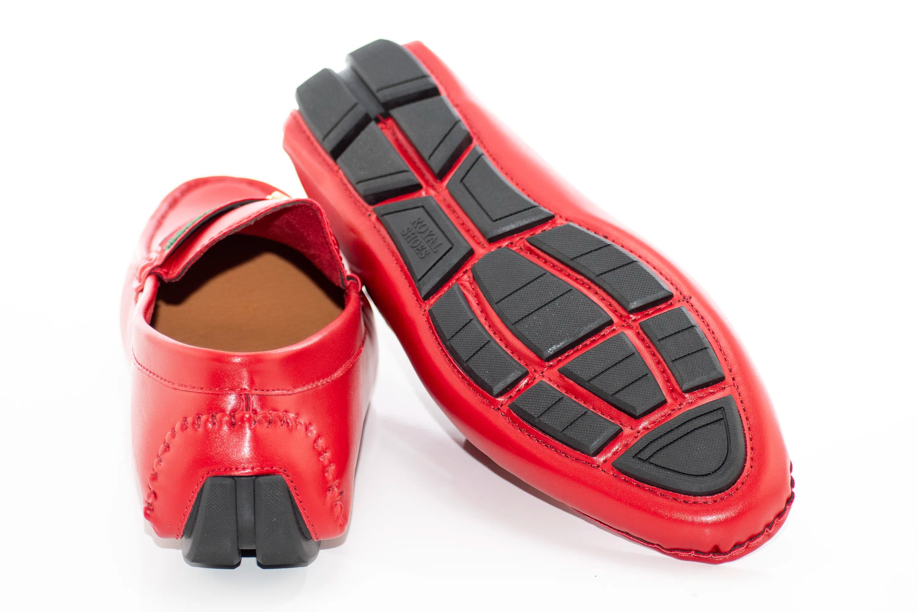 Red Driver Loafer with Designer 