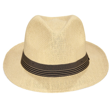 Men's Natural White Fedora