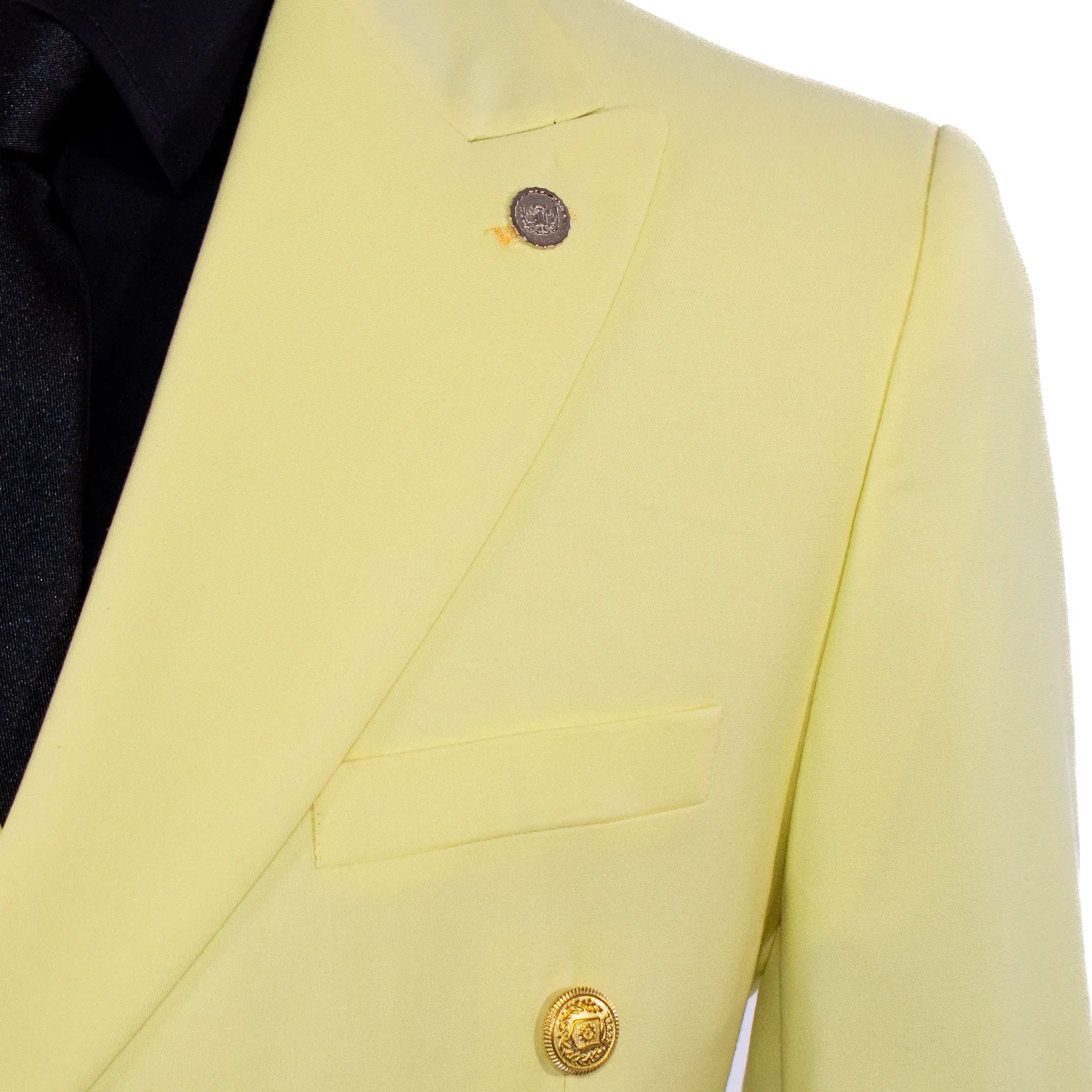 Key Lime Double-Breasted 2-Piece Slim-Fit Suit