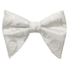 Paisley White Prom Butterfly Bow-Tie