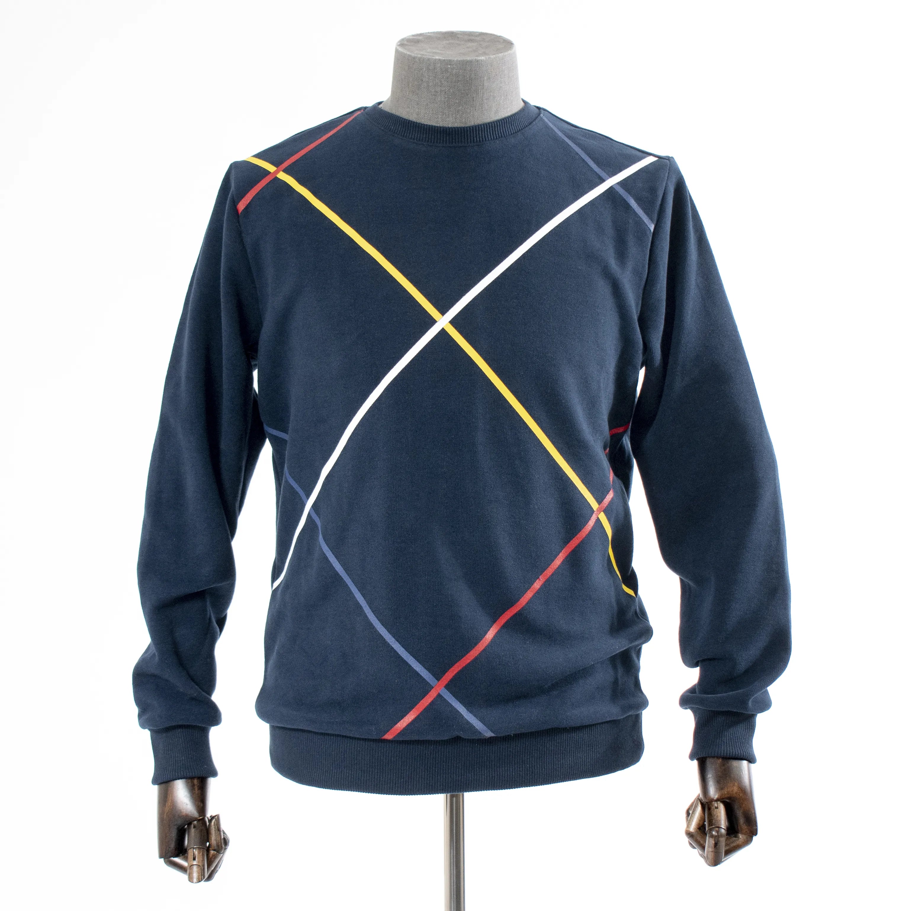 Navy Crew-Neck Sweatshirt