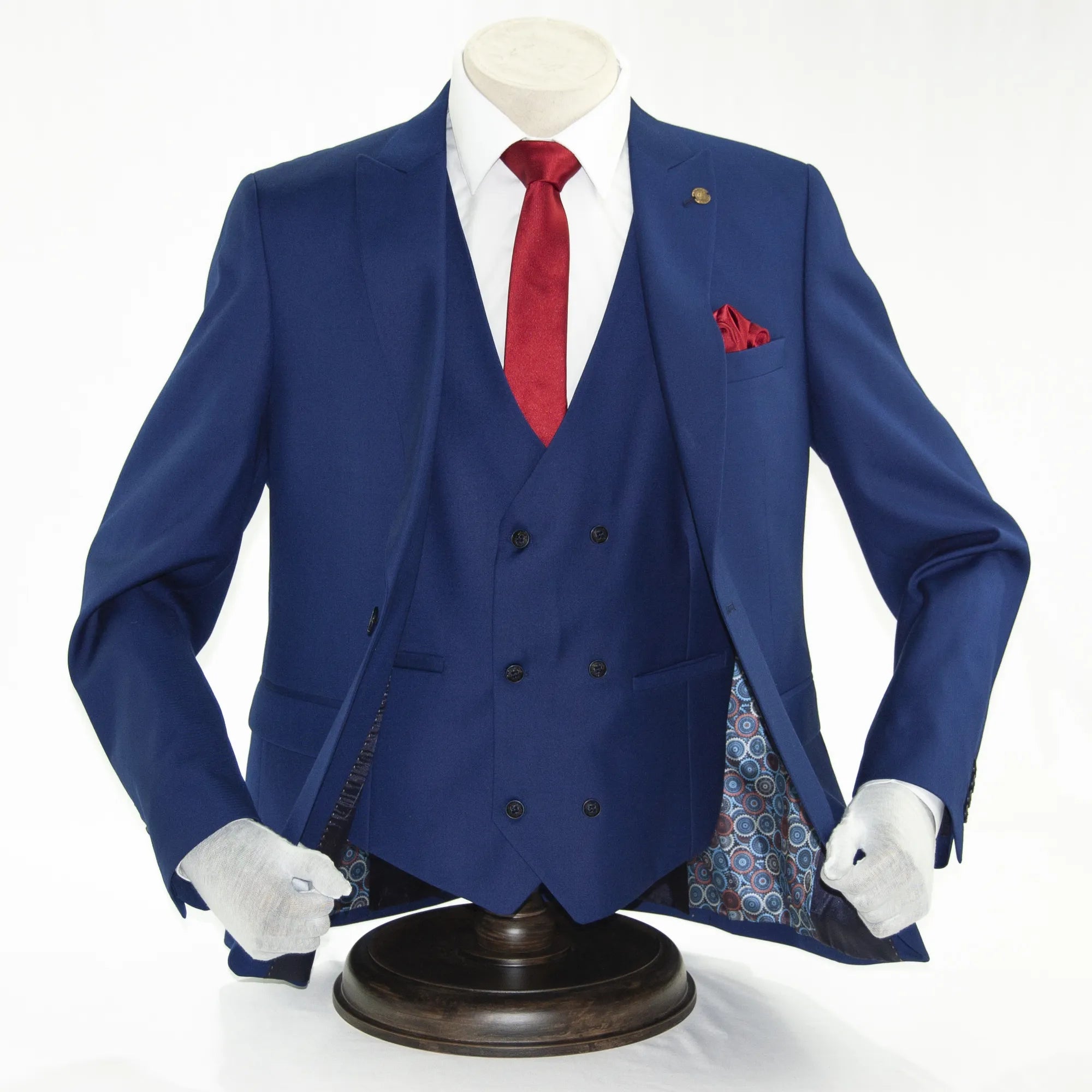 Ink Blue Designer 3-Piece Suit