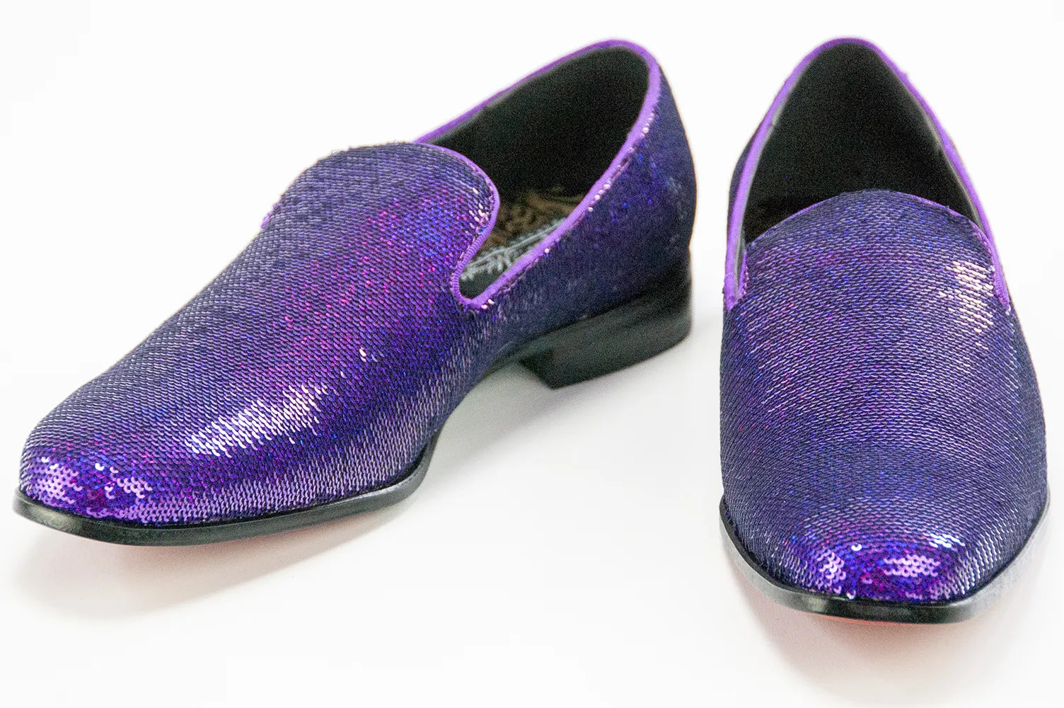 Purple Pearl Designer Dress Loafer