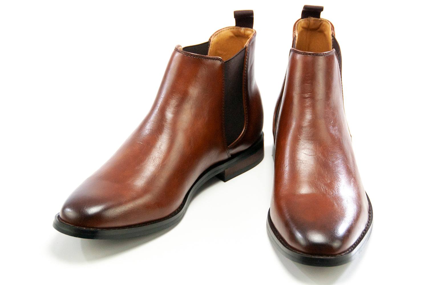 Brown Leather Chelsea Boot