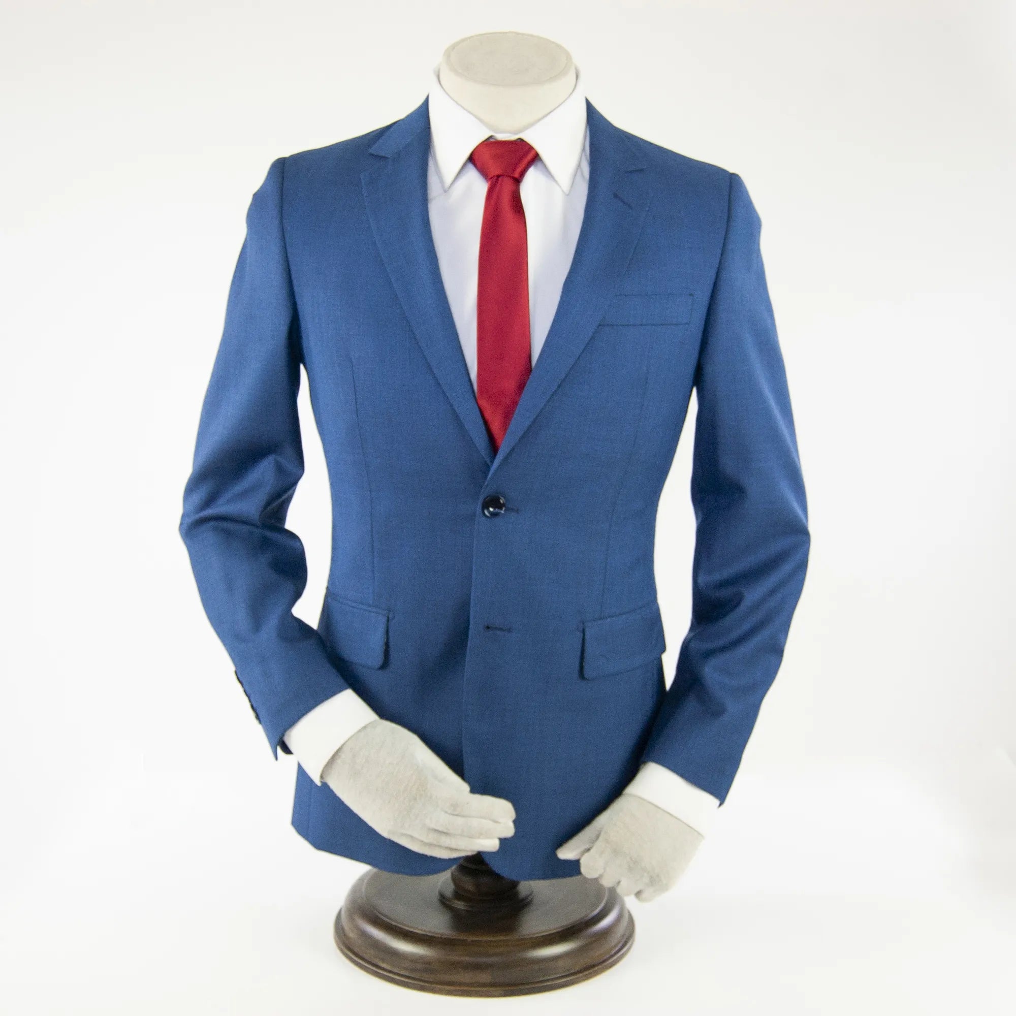 Blue Classic European 2-Piece Slim-Fit Suit