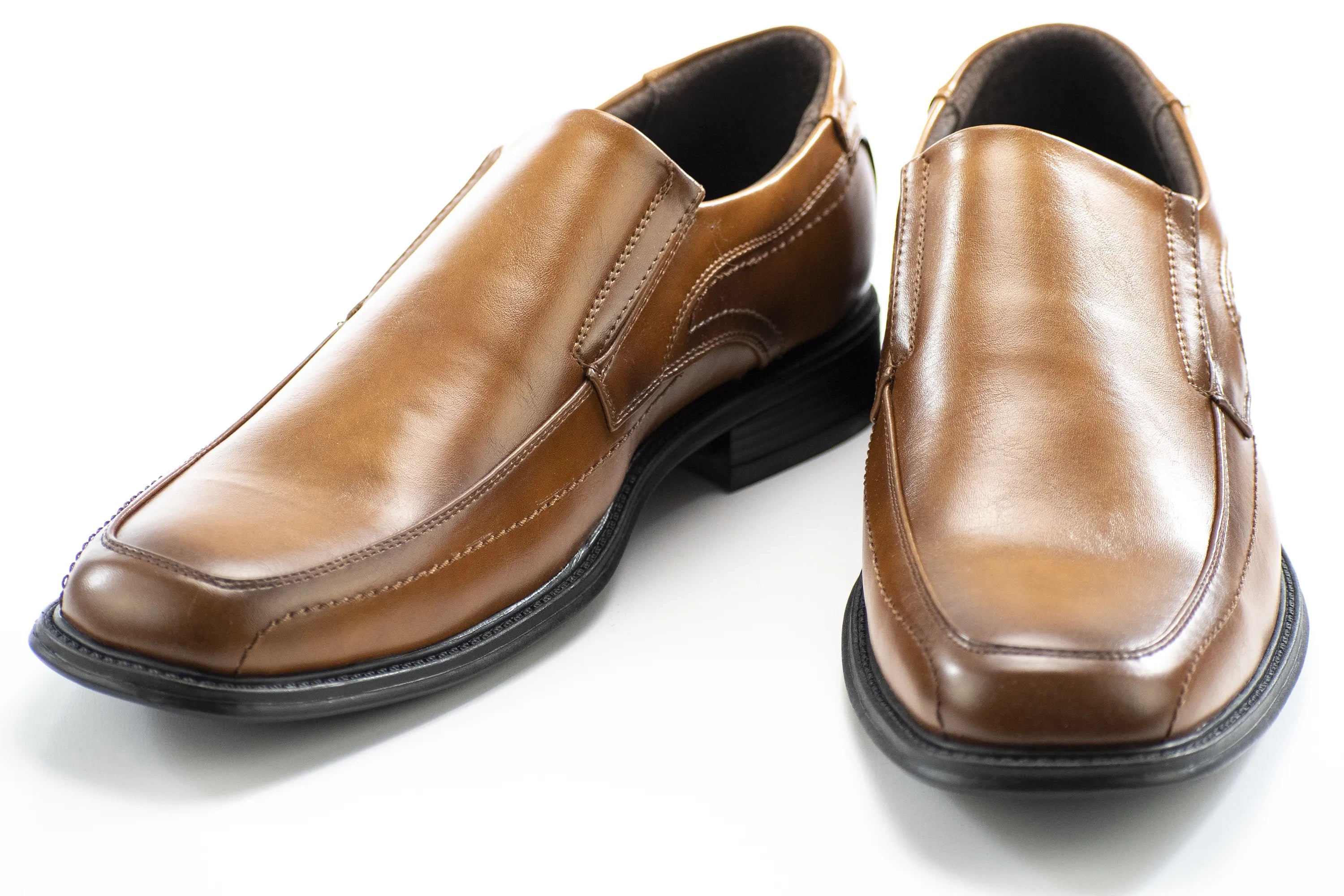 Cognac Slip-On Dress Loafer