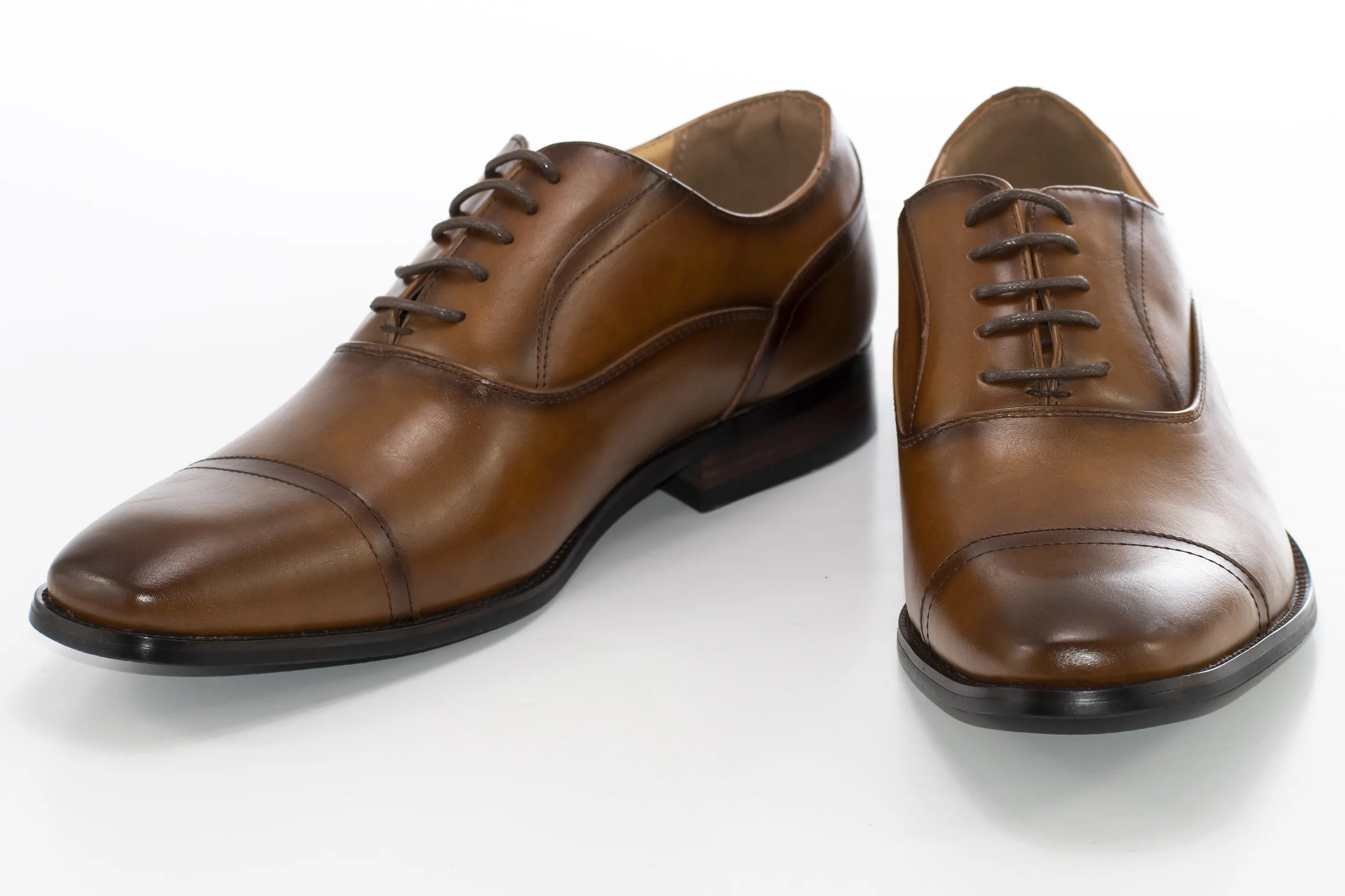 Cognac Classic Cap-Toe Oxford