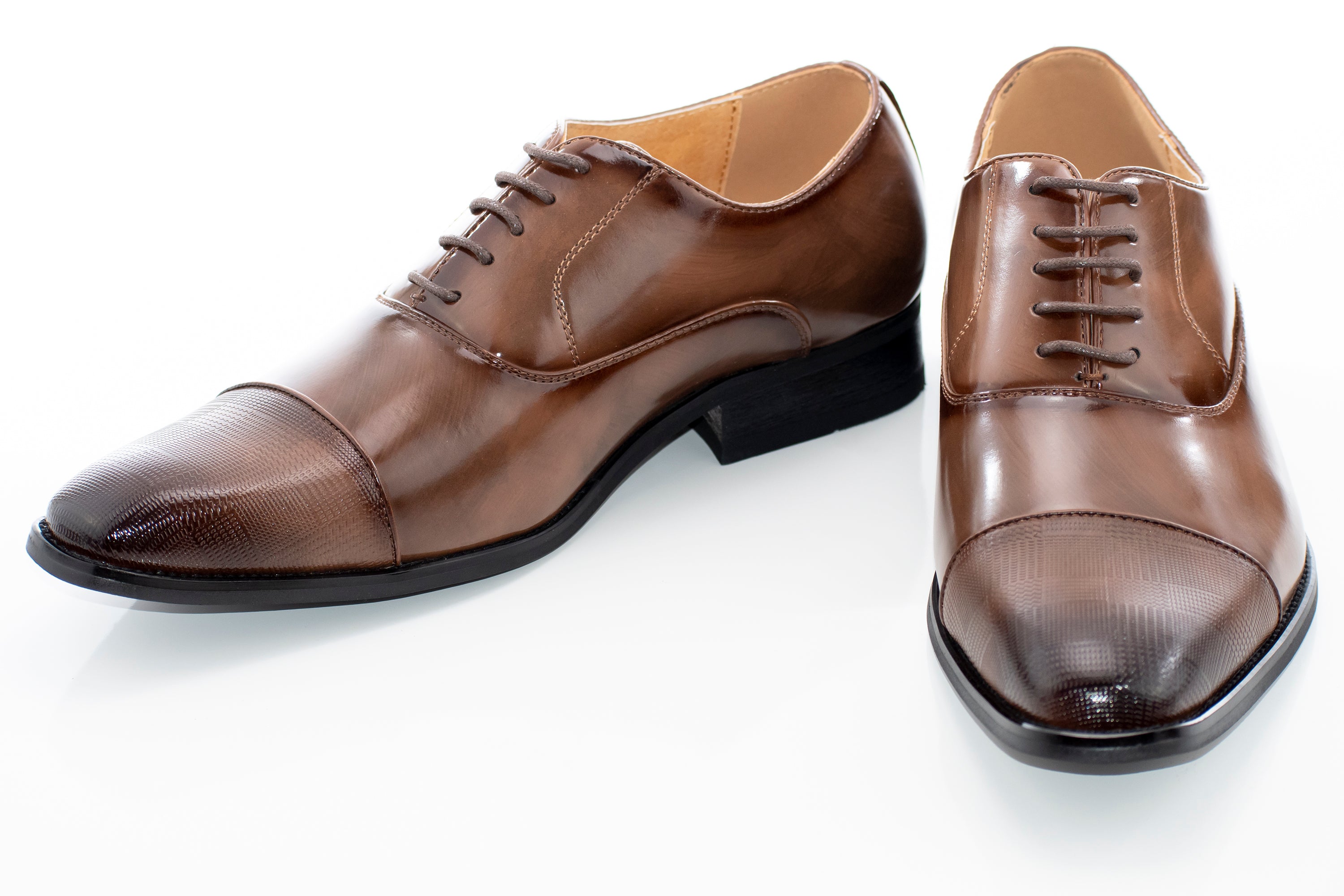 Brown Cap Toe Oxford