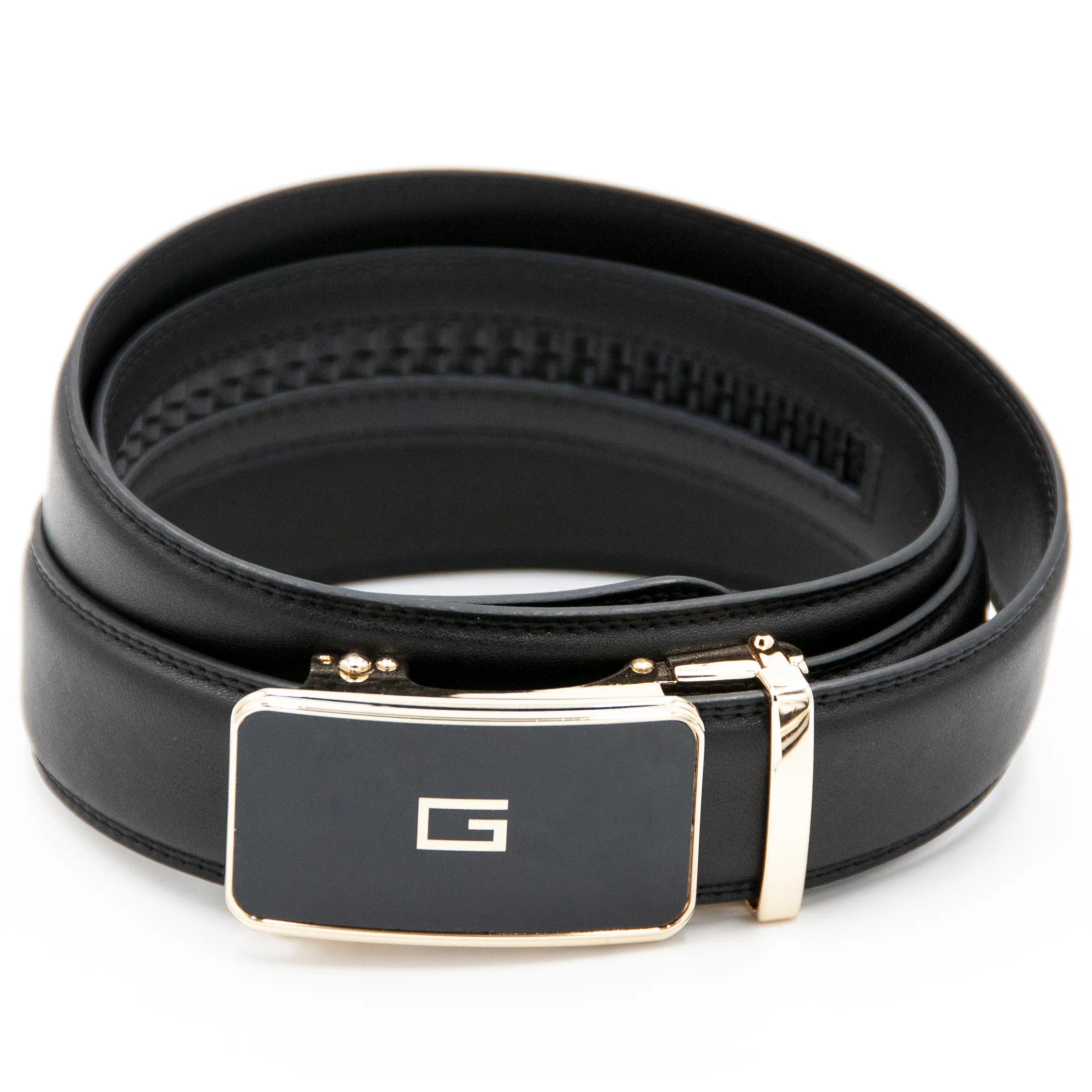 Black & Gold 'G' Fashion Belt Buckle