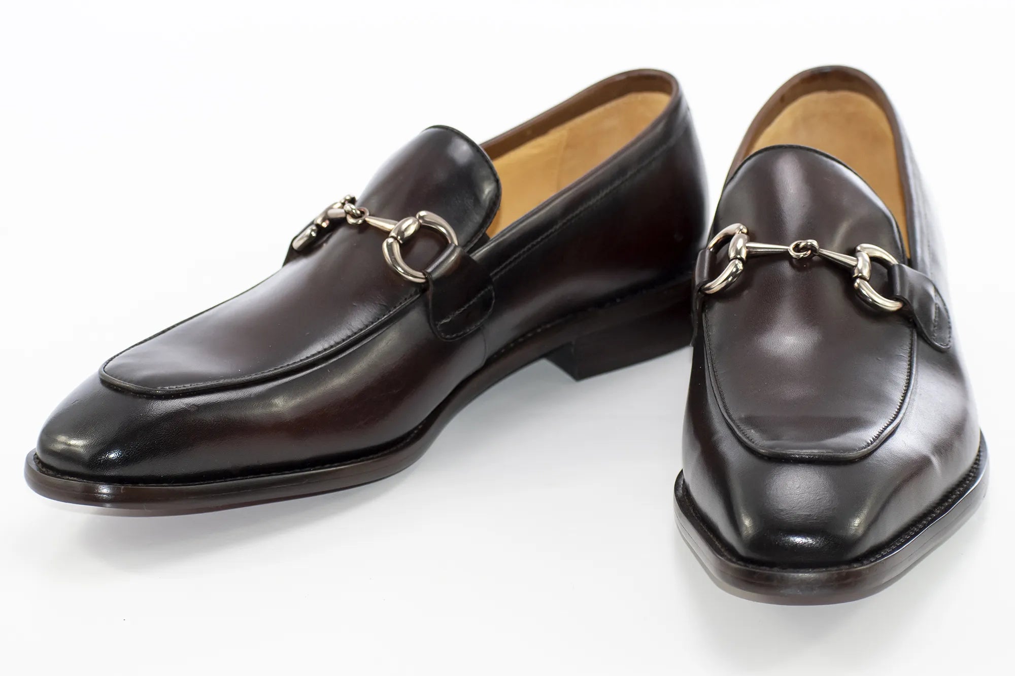 Chestnut Leather Buckle Loafer