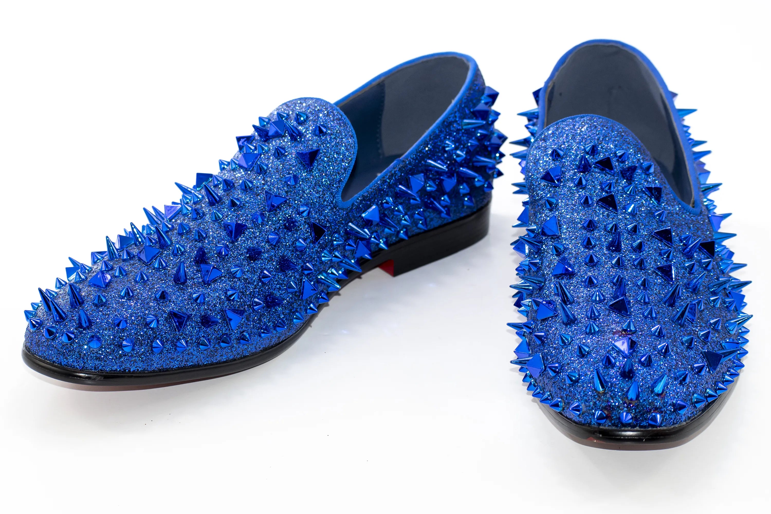 Royal Blue Spiked Fashion Loafer