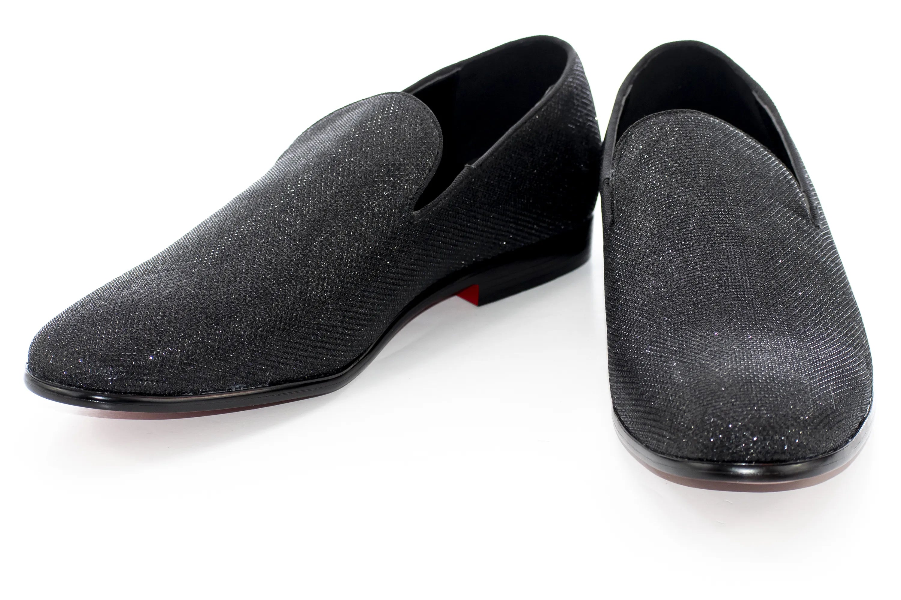 Black Glistening Fashion Loafer