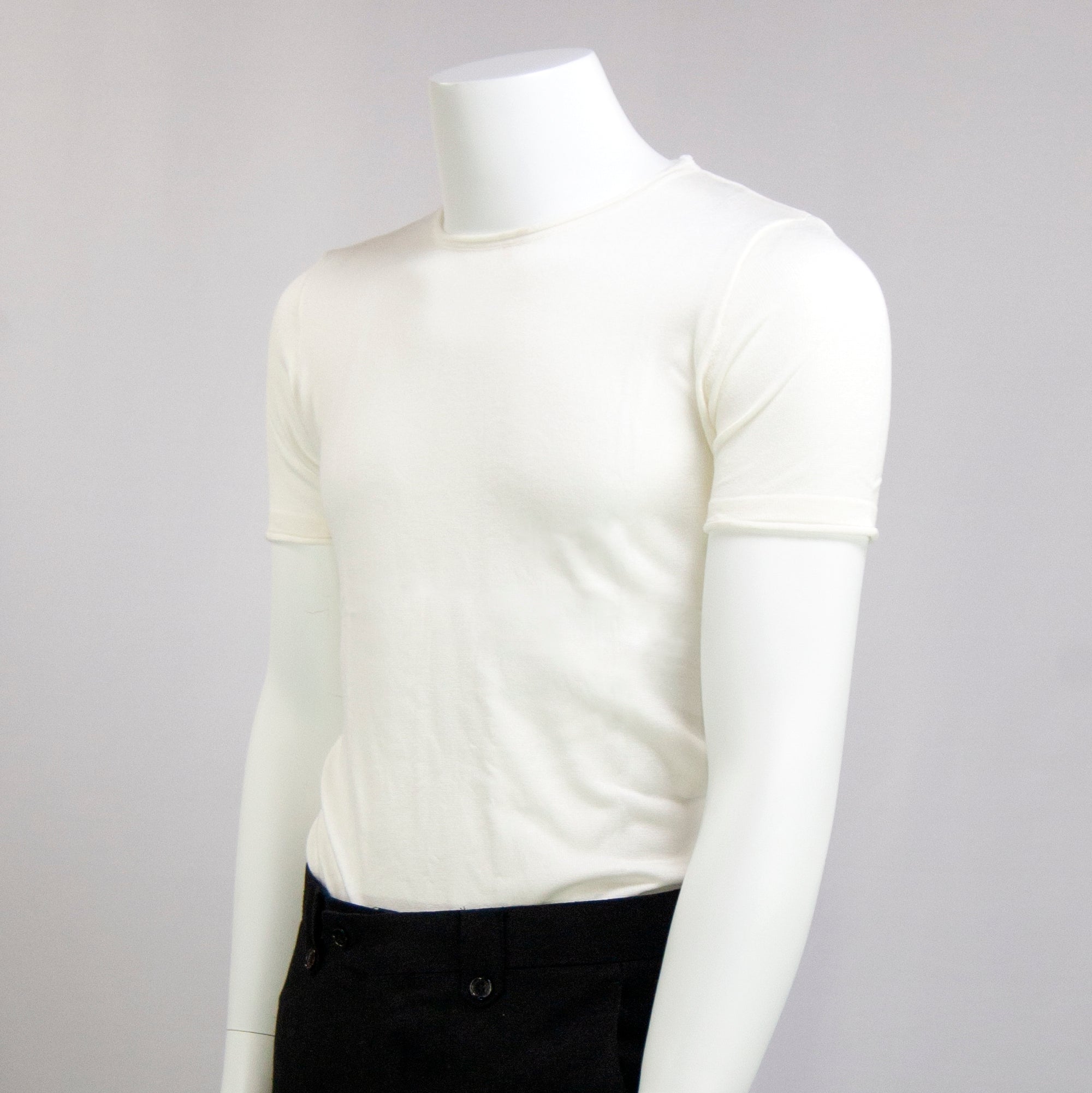 Ivory Crew Neck Shirt