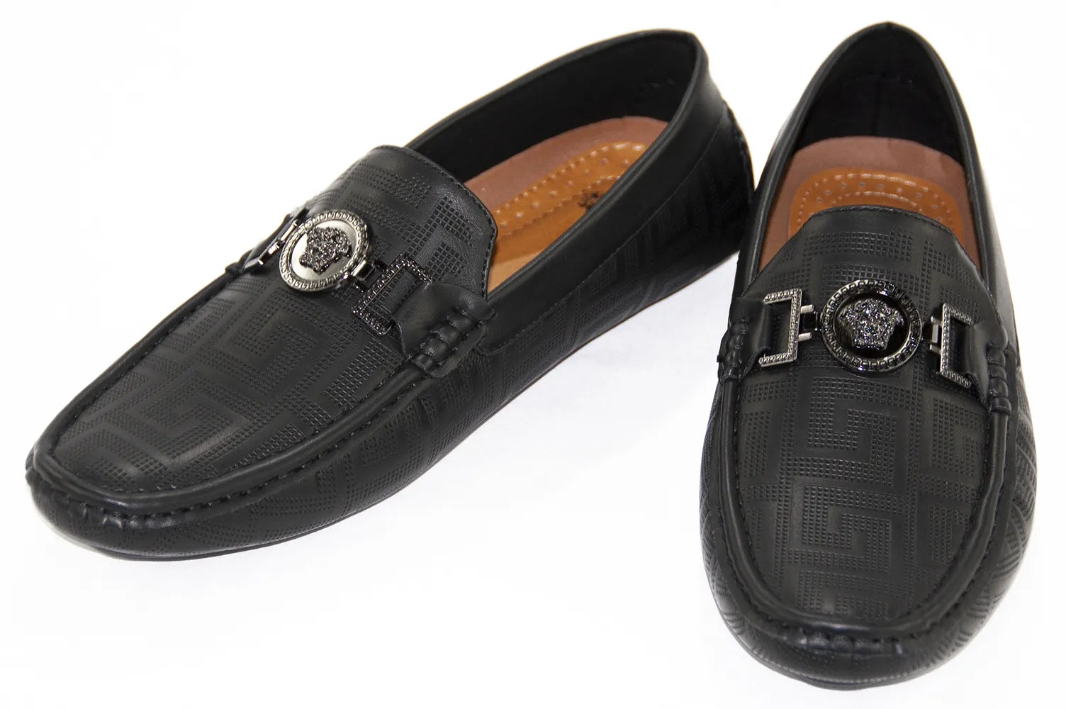 Black Designer-Bit Driver Loafer