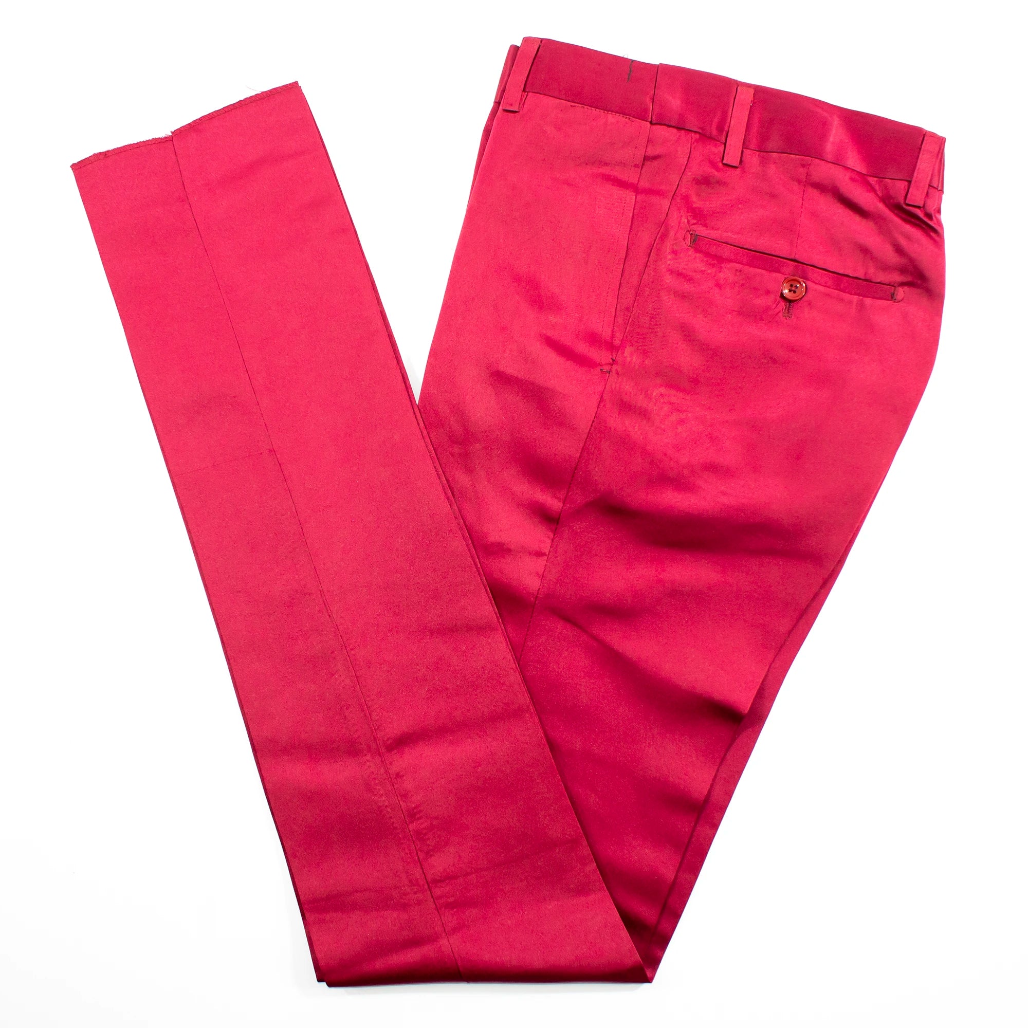 Burgundy 4-way Stretch Dress Pants