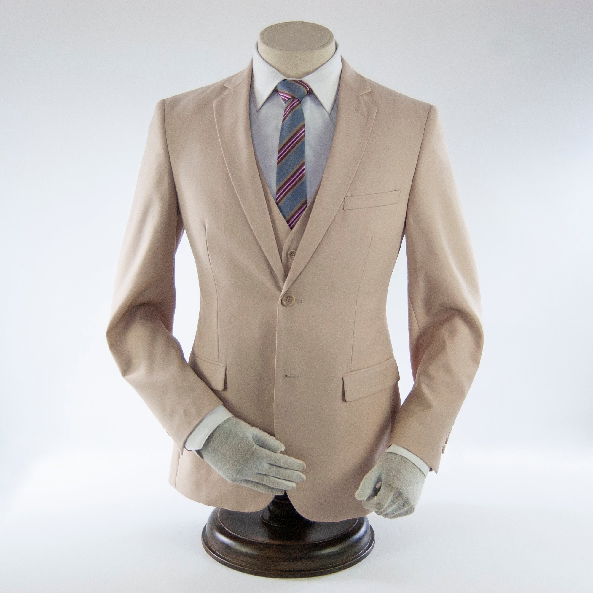 Sand 3-Piece Slim-Fit Suit