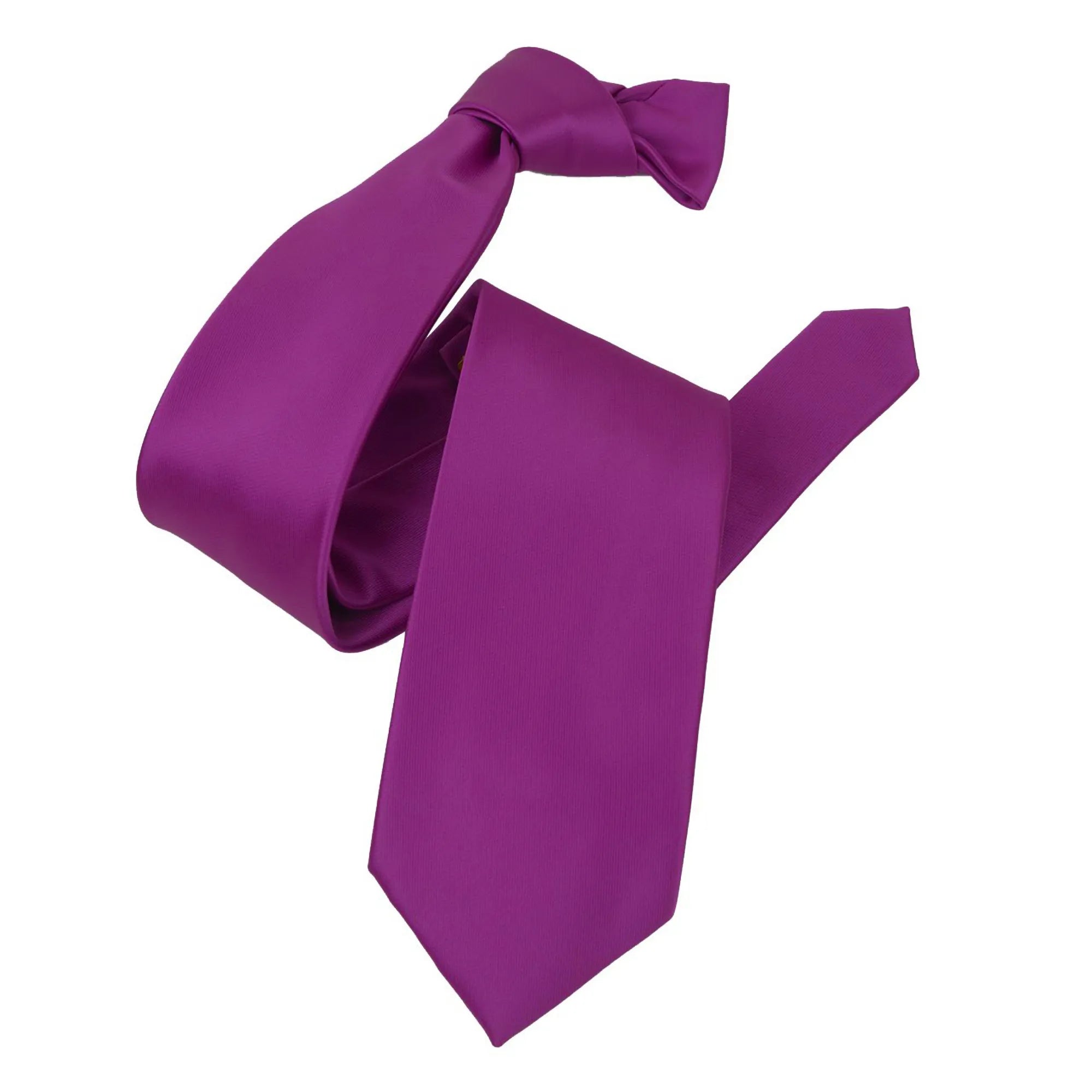 Rosy Pink Satin Necktie