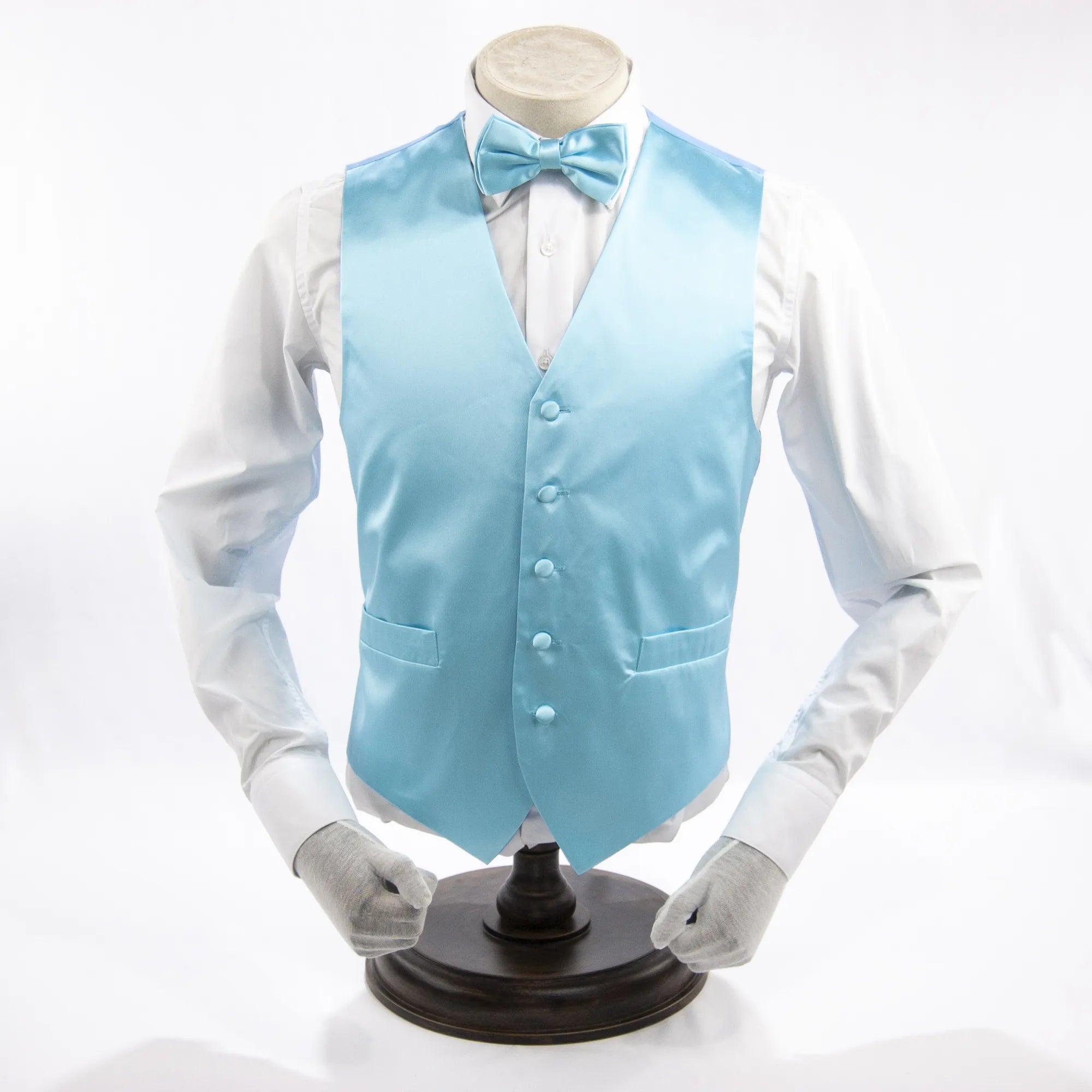 Solid Baby Blue Vest