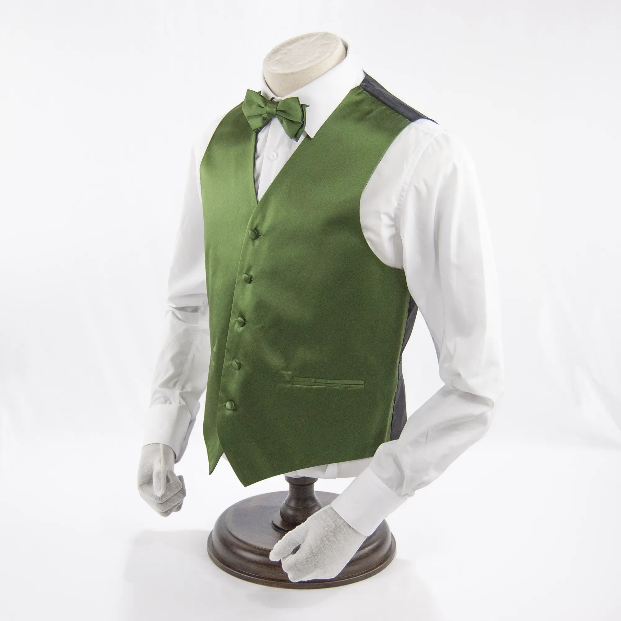 Solid Seaweed Green Vest