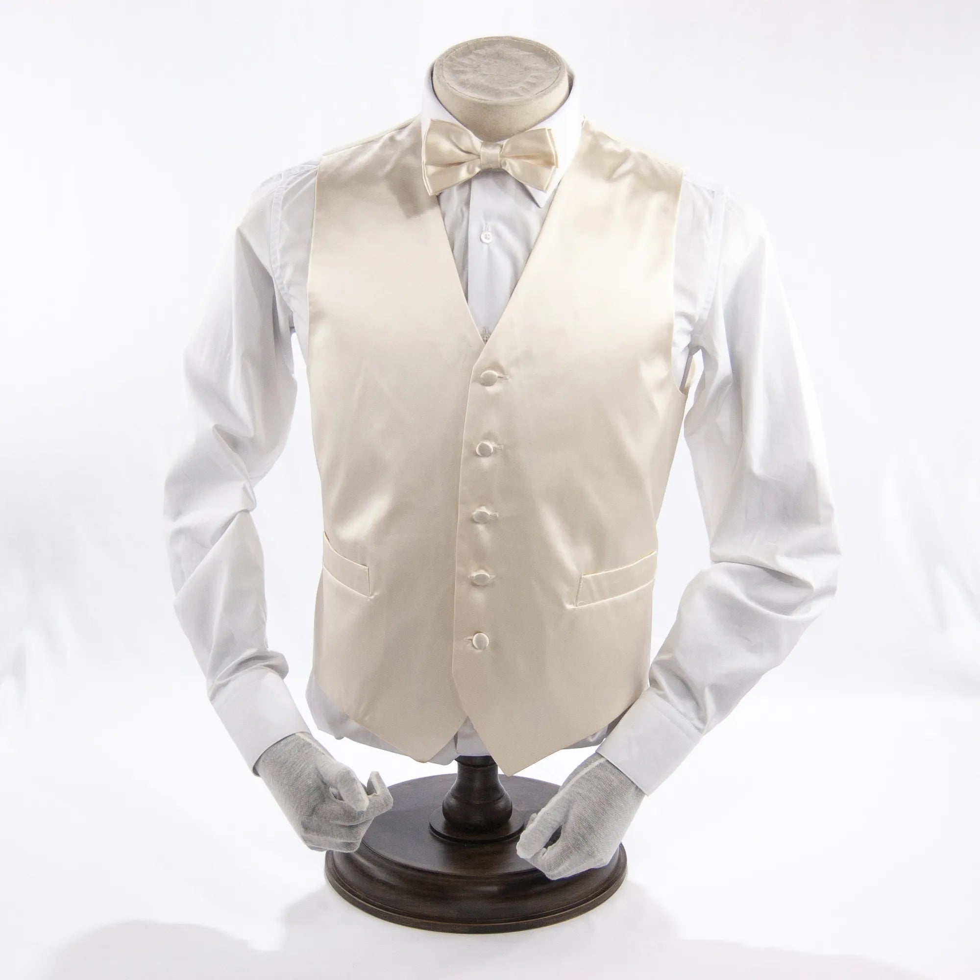 Solid Cream Vest