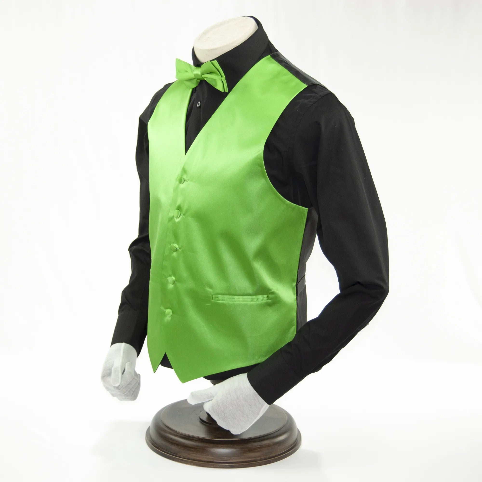 Solid Apple Green Vest