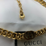 Pre-Order Gold Gucci Chain Necklace - Stamped for authenticity