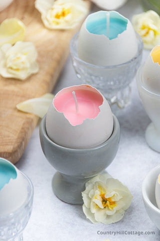 egg shell candle
