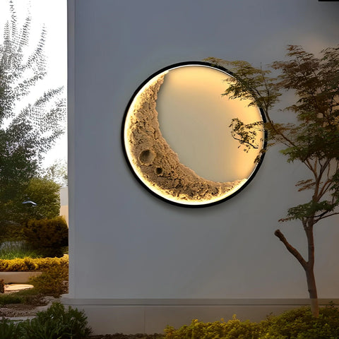 moon wall lighting for outdoor