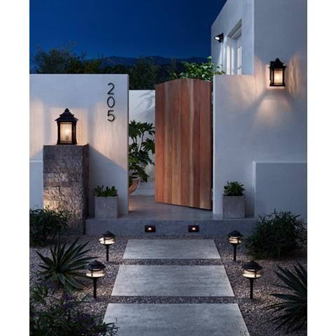cool toned light courtyard