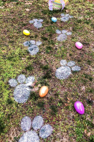 easter bunny footprint