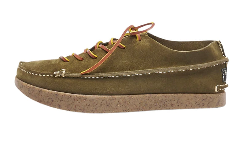 FINN SUEDE LACE UP SHOE - OLIVE