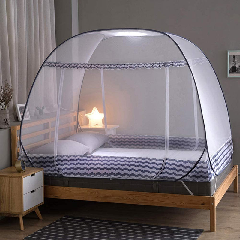 grey mosquito net