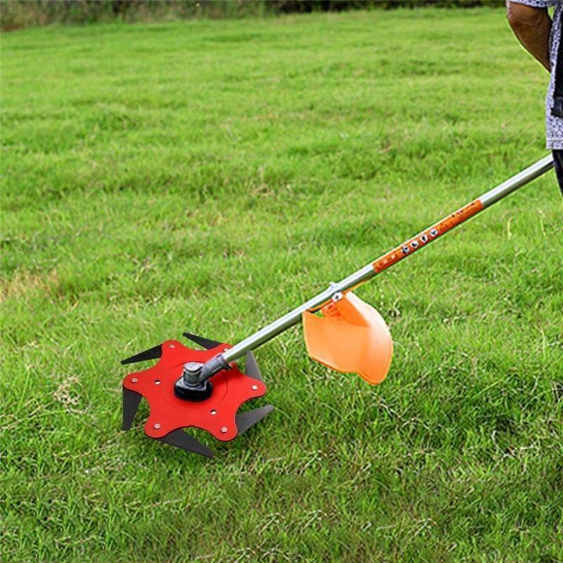 weed trimmer blade attachment