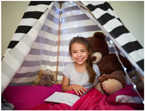 The perfect tented reading nook