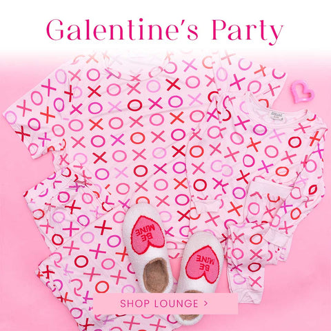 galentines party outfits vday loungewear