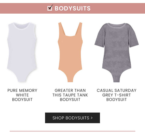 bodysuits for a capsule wardrobe