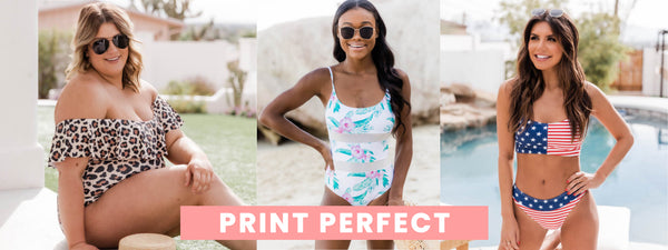 printed swimsuits