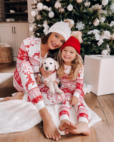 mom and mini christmas pajamas