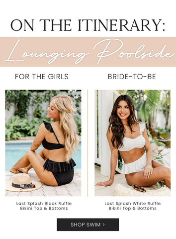 bachelorette pool party swimsuits