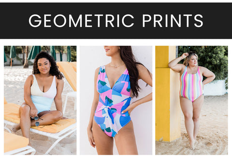 geometric swimsuits
