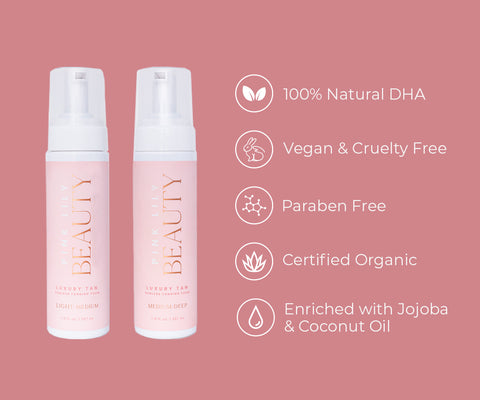 pink lily luxury tan benefits