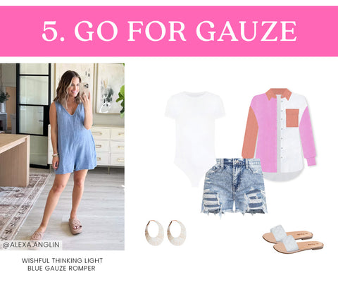 gauze fashion summer