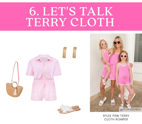 terry cloth clothing styles