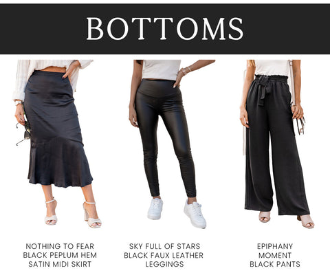 bottoms for capsule wardrobe